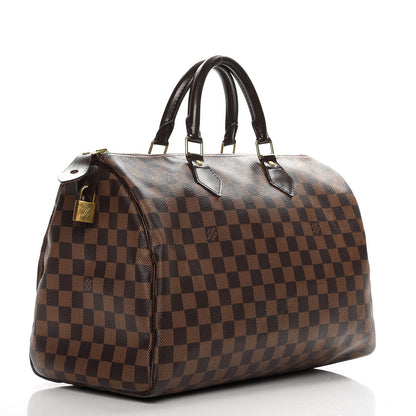 Louis Vuitton Damier Ebene Speedy 35 3 of 18