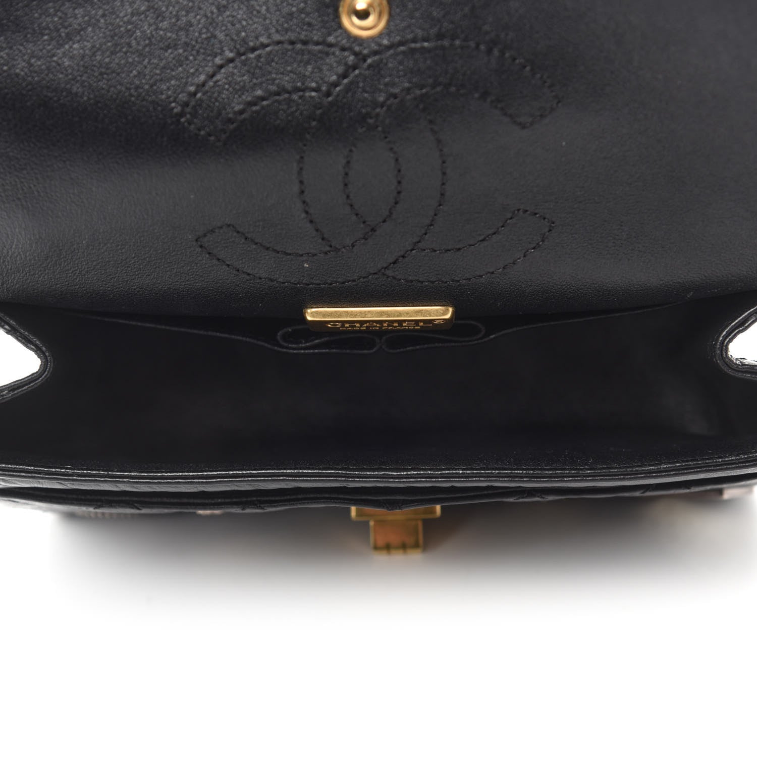 Chanel Aged Calfskin Casino 2.55 Reissue 224 Flap Black 6 of 14