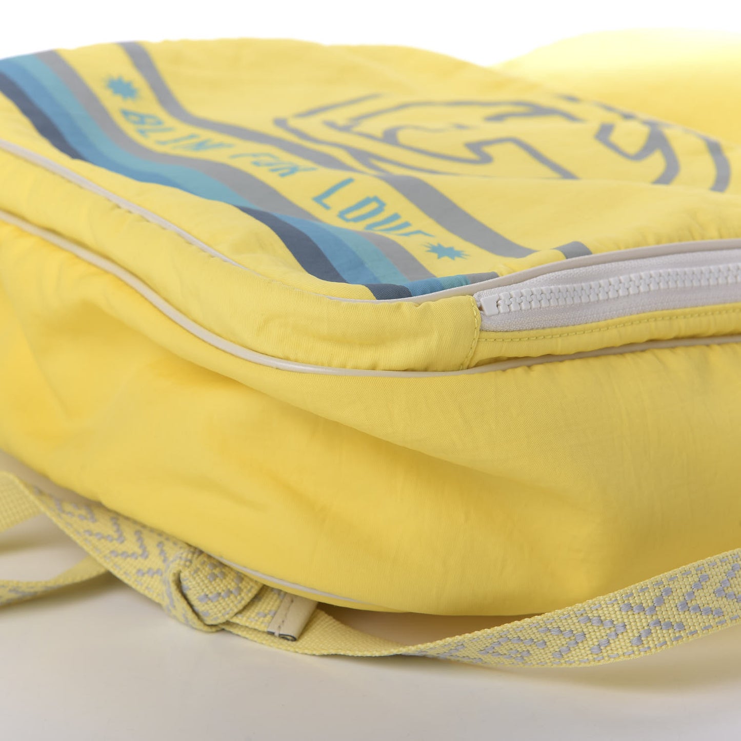 Nylon Twill Blind For Love Interlocking G Backpack Pastel Yellow Multicolor