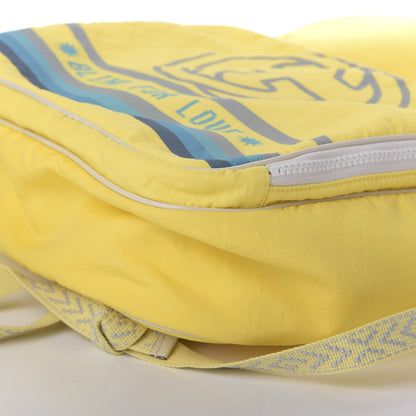 Gucci Nylon Twill Blind For Love Interlocking G Backpack Pastel Yellow Multicolor 5 of 9