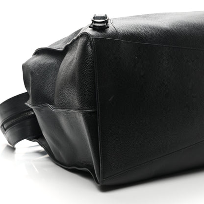 Balenciaga Grained Calfskin Neo Classic Black Hardware Large Top Handle Bag Black 8 of 12