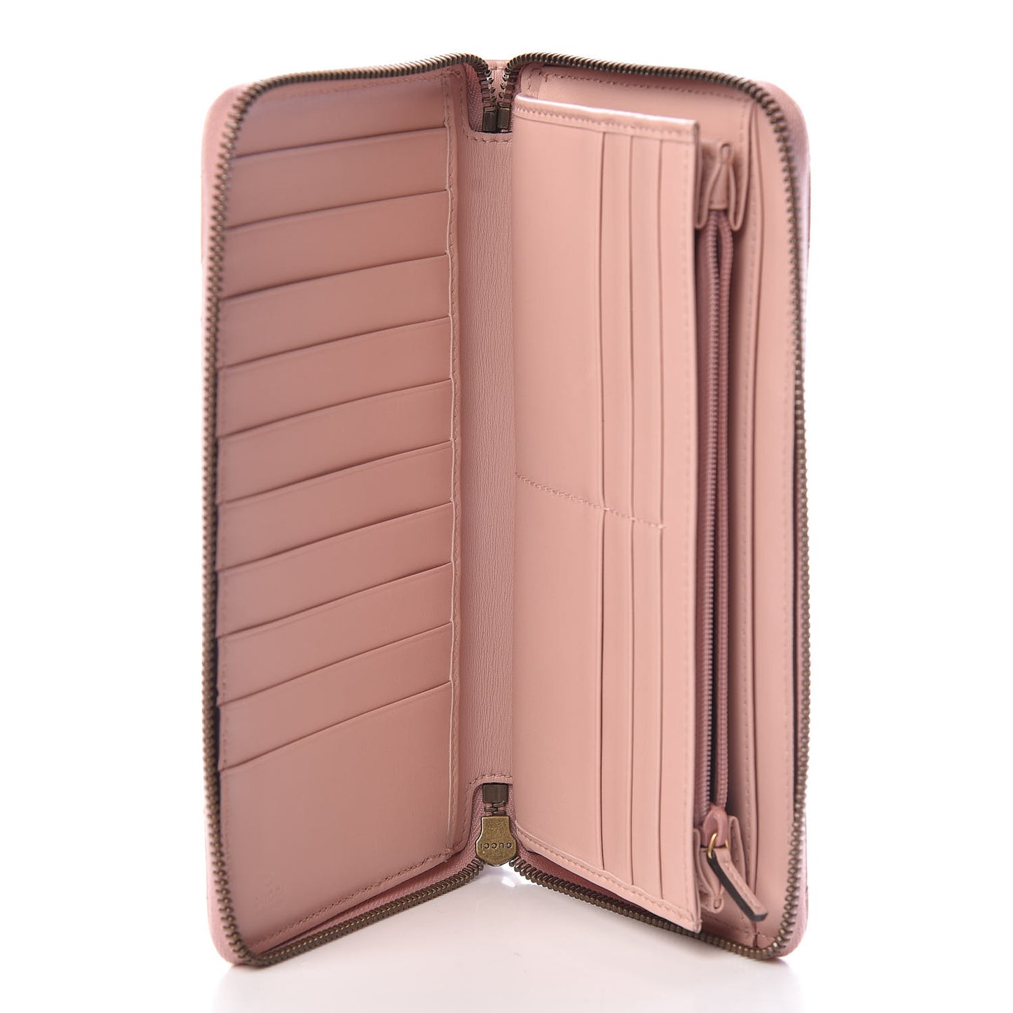 Calfskin Matelasse GG Marmont Zip Around Organizer Wallet Perfect Pink