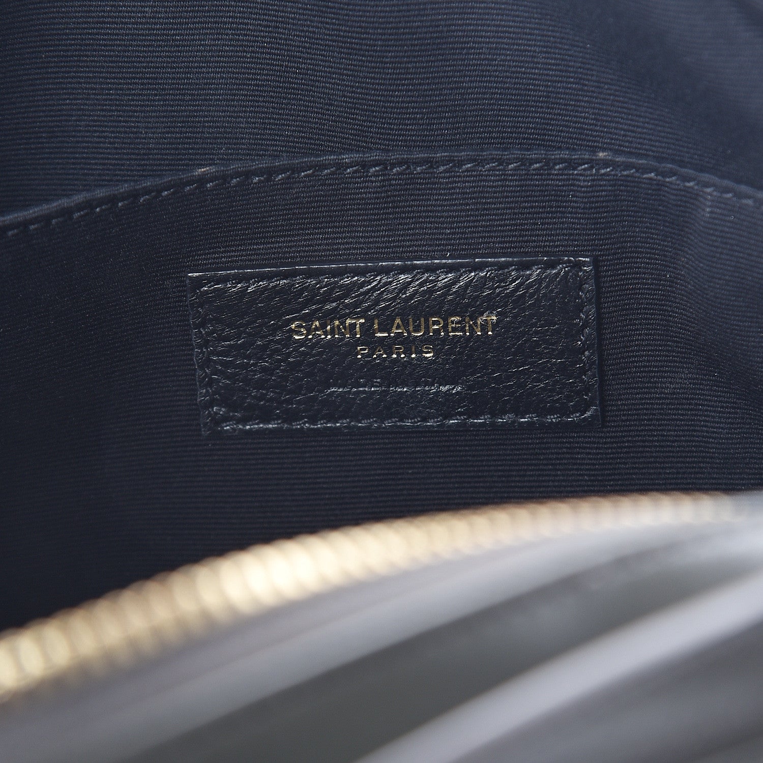 Saint Laurent Calfskin Matelasse Monogram Lou Camera Bag Pebble 4 of 7
