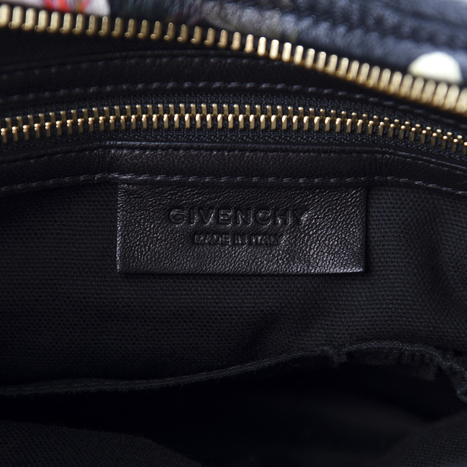 Givenchy Lambskin Magnolia Print Medium Pandora Black 10 of 12