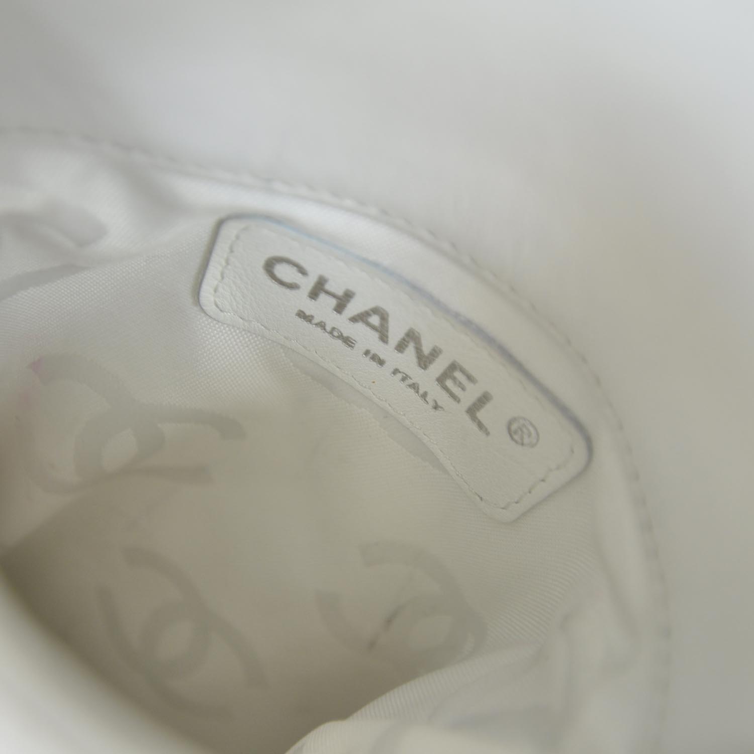 Chanel Python Cambon Shoulder Bag White 10 of 11