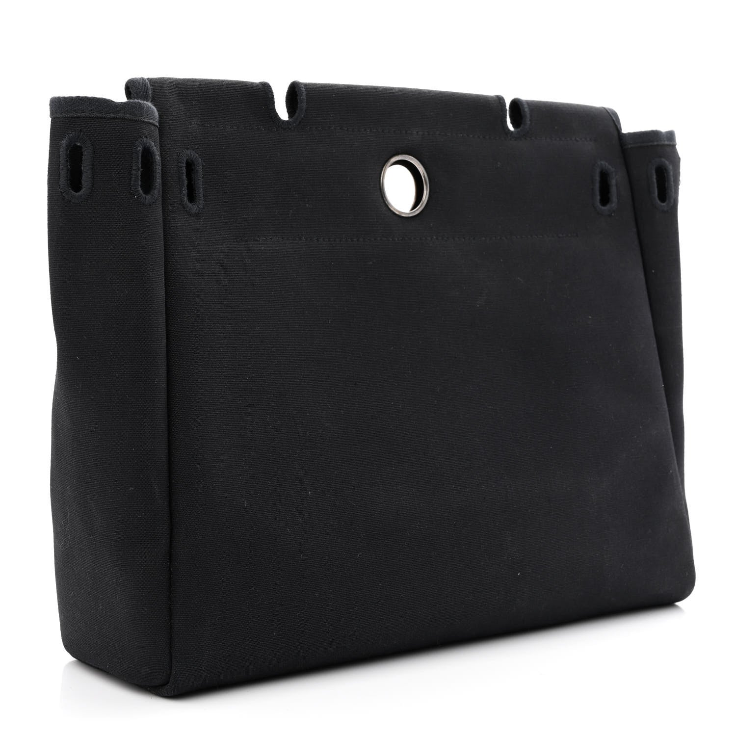 Hermes Toile Vache Calfskin Herbag 30 PM Ficelle Black 15 of 18