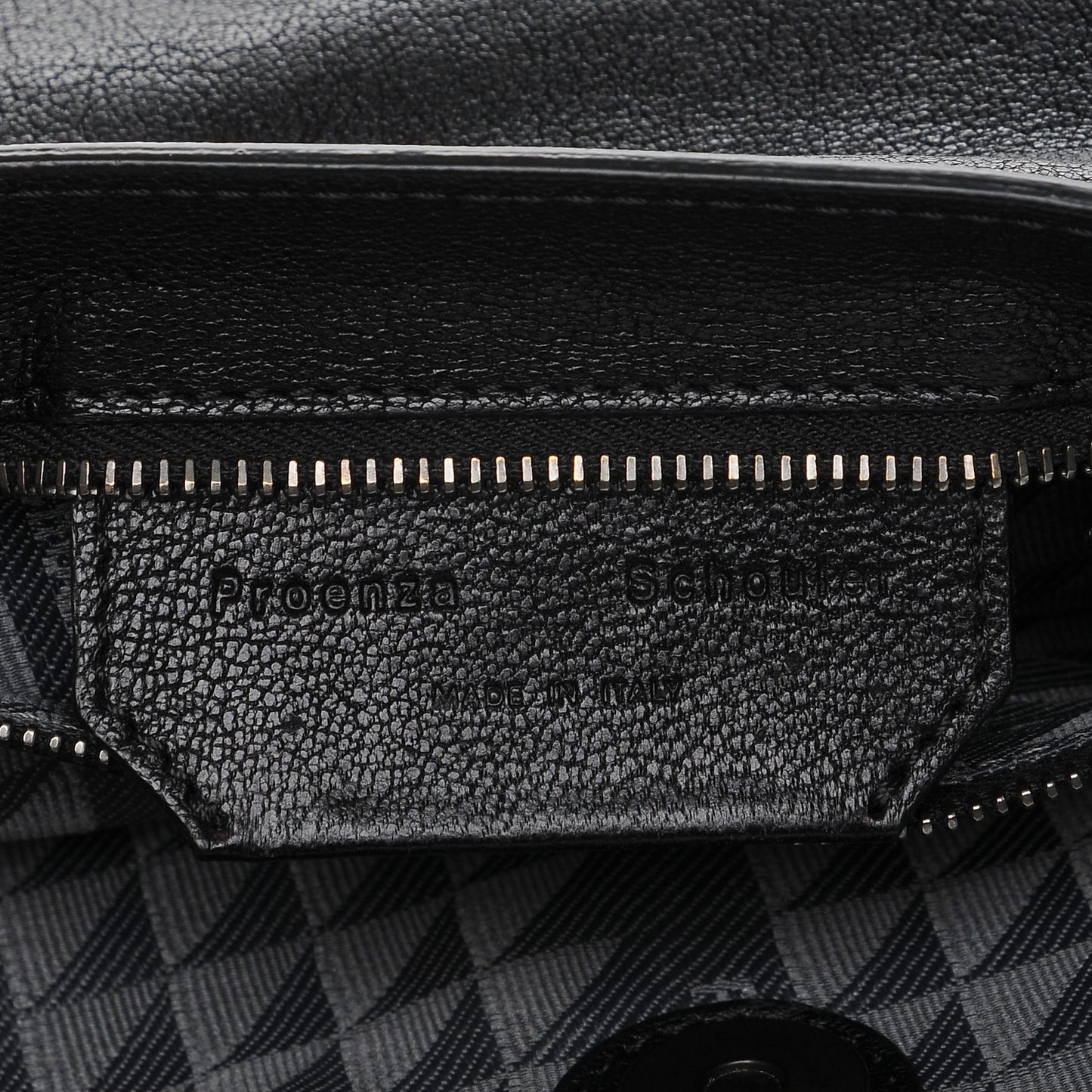 Lambskin Fringe Medium PS1 Satchel Black