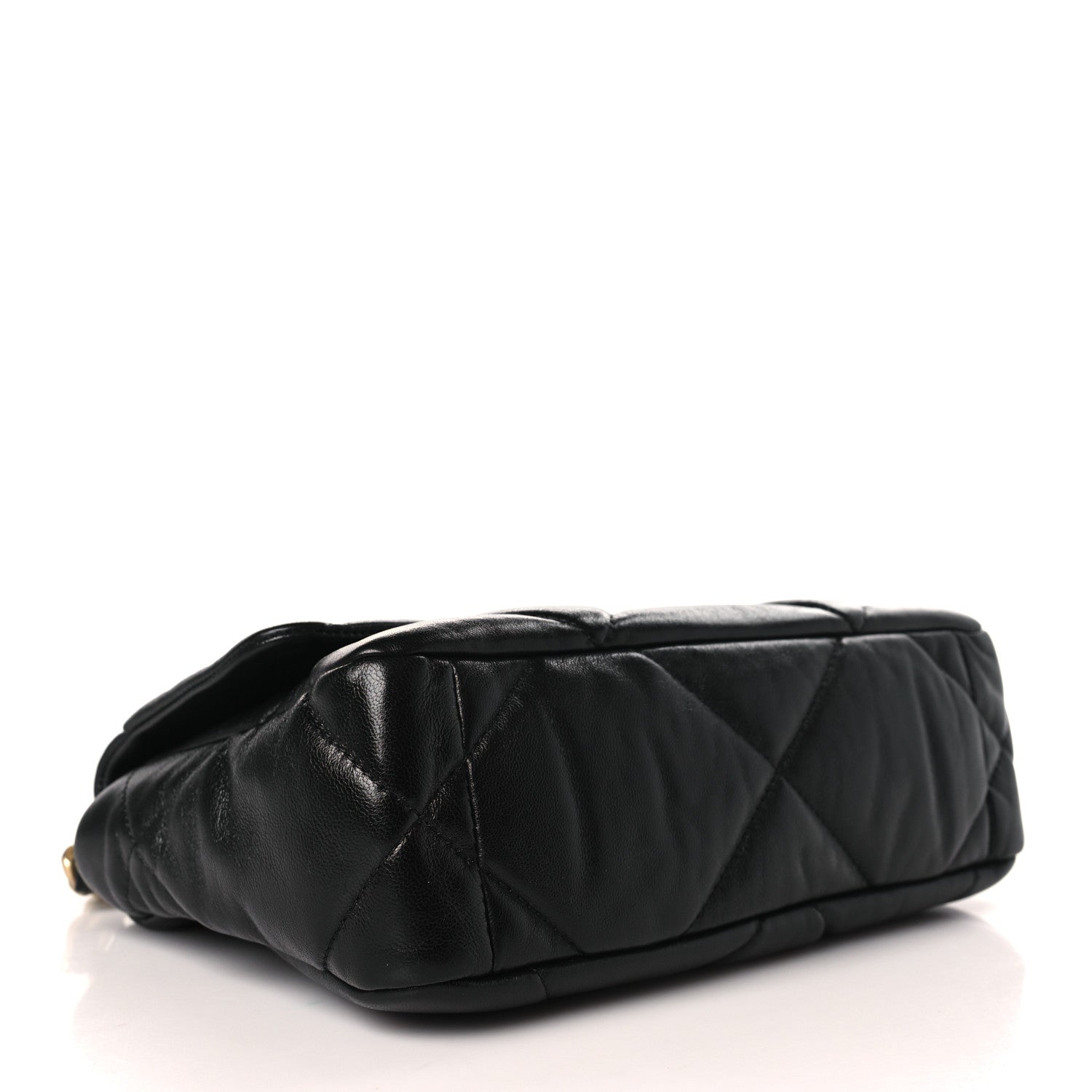 Chanel Goatskin Quilted Medium Chanel 19 Flap Black 4 of 9