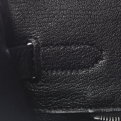 Hermes Taurillon Clemence Birkin 30 Black 11 of 42