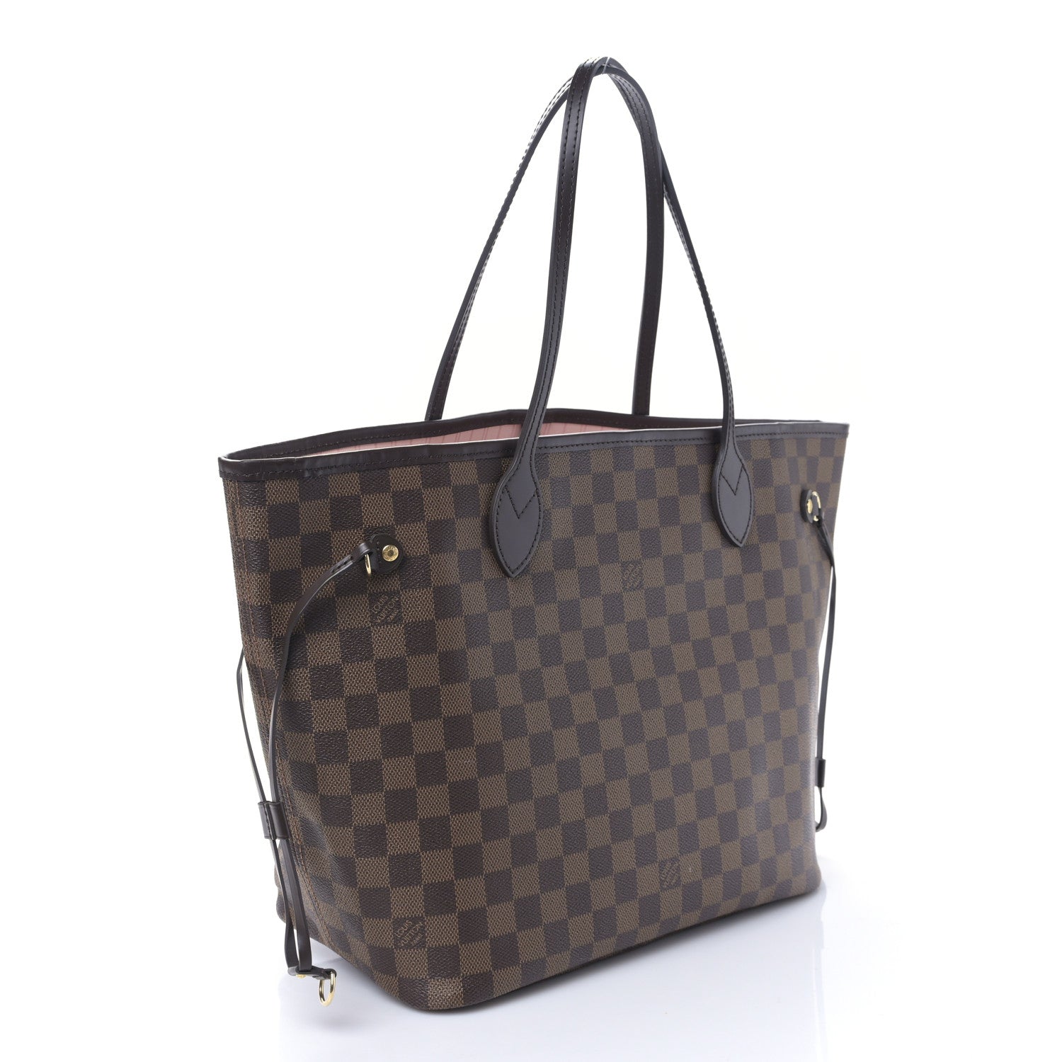 Louis Vuitton Damier Ebene Neo Neverfull MM Rose Ballerine 3 of 8