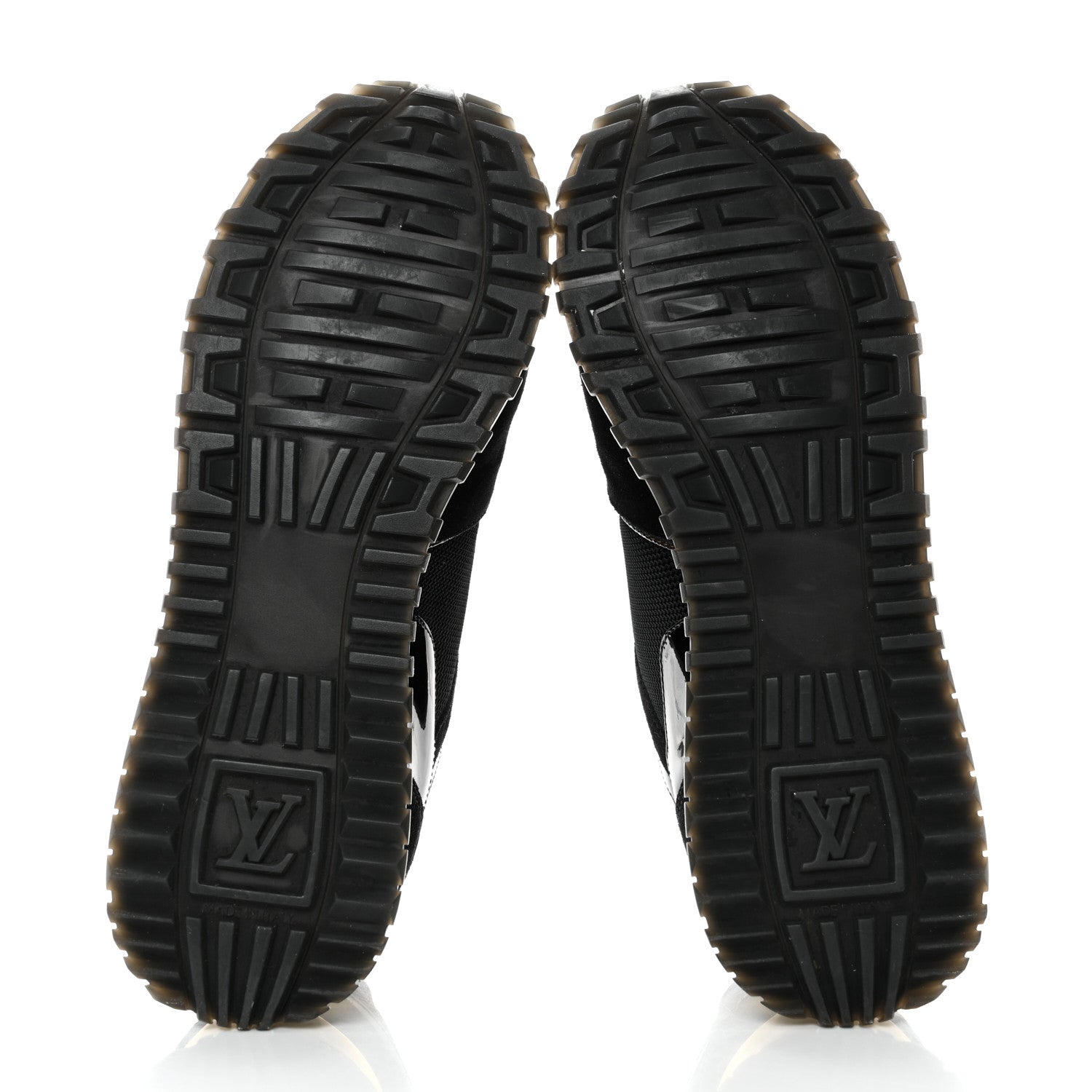 Louis Vuitton Suede Monogram Run Away Sneakers 38.5 Black 5 of 8