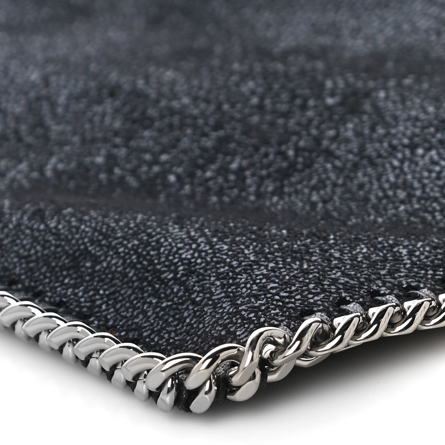 Stella McCartney Shaggy Deer Falabella Clutch Navy 9 of 10