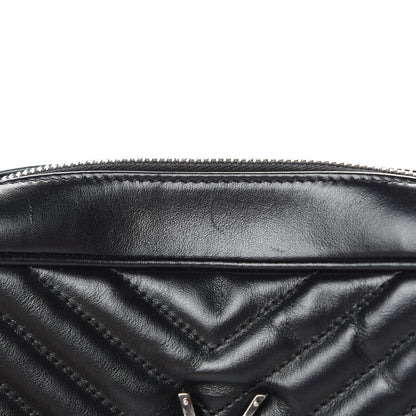 Saint Laurent Calfskin Matelasse Monogram Lou Camera Bag Black 14 of 14