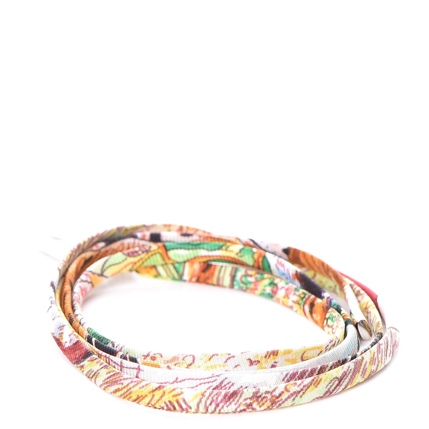 Hermes Silk Tourbillon de Couleurs Silk Bracelet 3 of 7