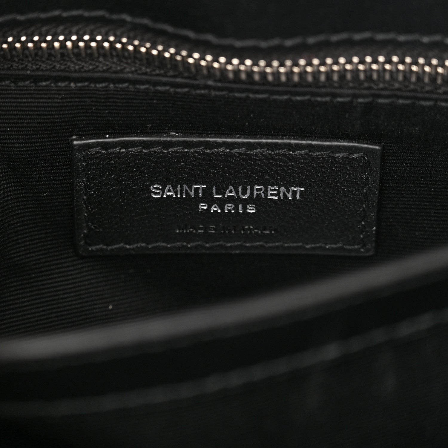 Saint Laurent Calfskin Y Quilted Monogram Toy Loulou Crossbody Bag Black 7 of 10