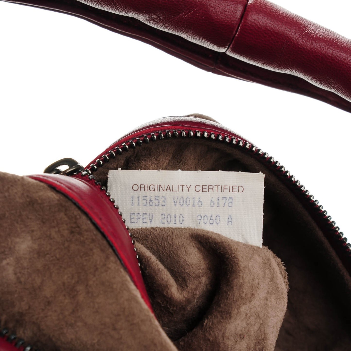 Nappa Intrecciato Medium Veneta Hobo Vermillion