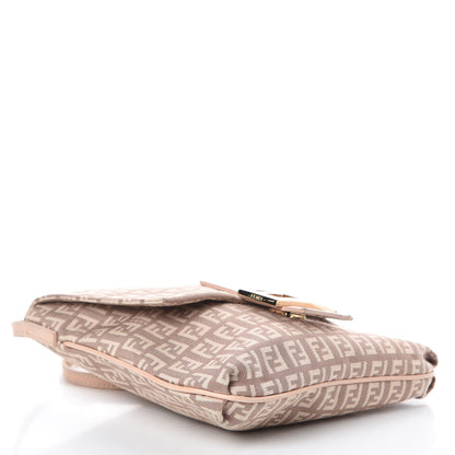 Fendi Zucchino Vitello Tube Messenger Bag Cipria Teint Cipria 4 of 8