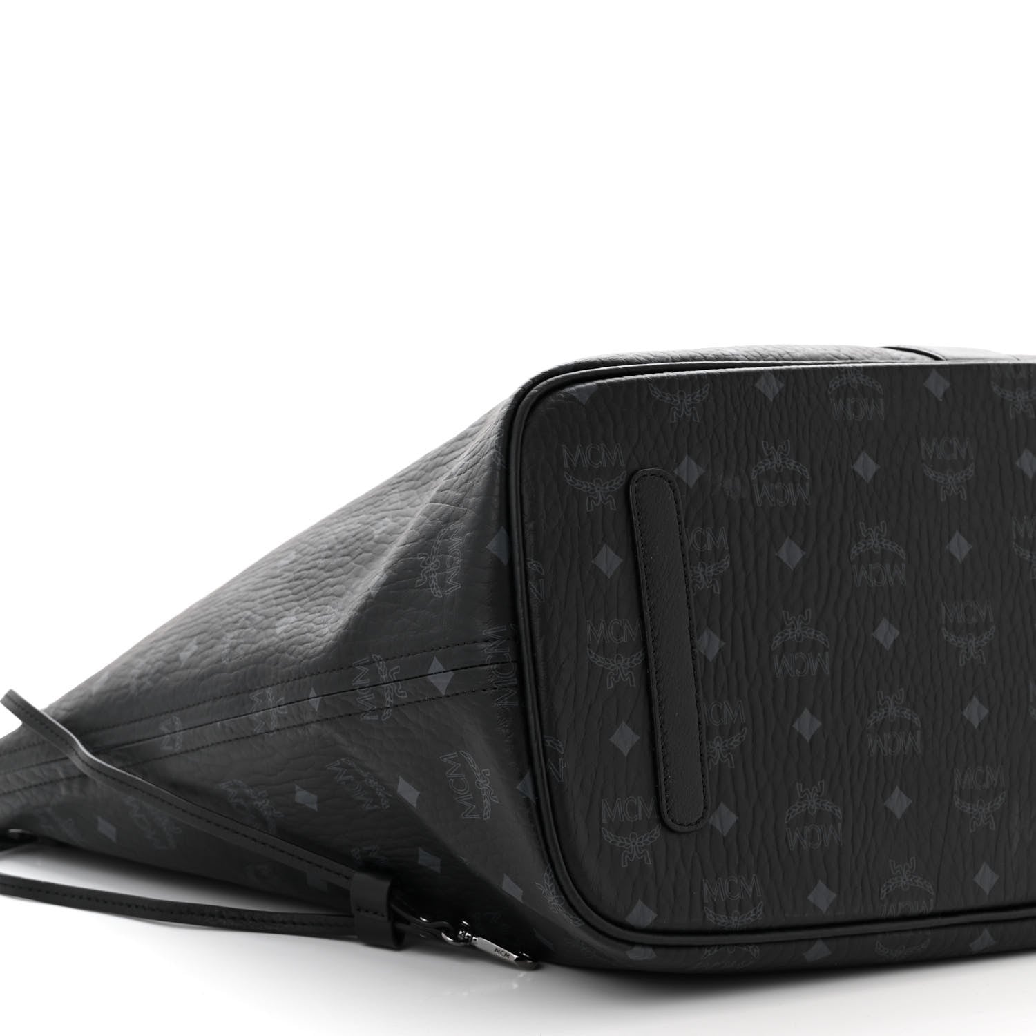 MCM Visetos Large Liz Reversible Shopper Tote Black 13 of 16
