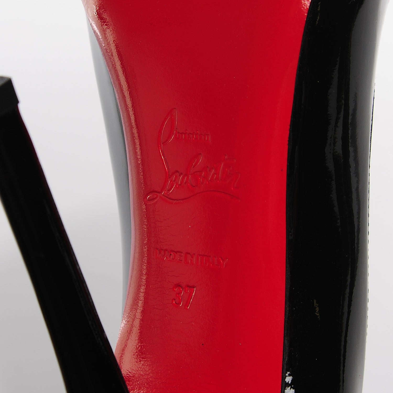 Christian Louboutin Patent Argotik 120 Pumps 37 Black 6 of 7