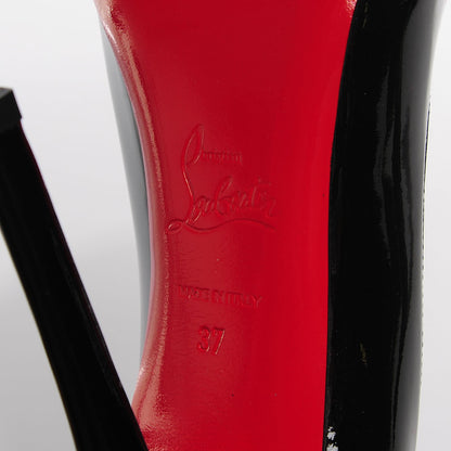 Christian Louboutin Patent Argotik 120 Pumps 37 Black 6 of 7