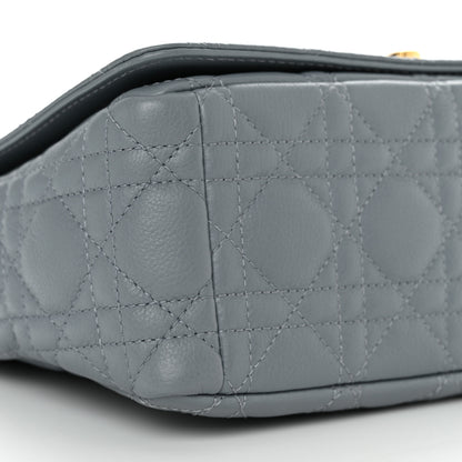 Christian Dior Calfskin Cannage Medium Caro Bag Ethereal Grey 9 of 10