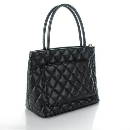 Chanel Caviar Quilted Medallion Tote Black 3 of 7