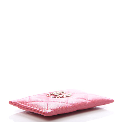 Chanel Caviar Quilted French New Wave Card Holder Rose 4 of 9
