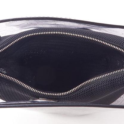 Chanel Crumpled Calfskin PVC Bucket Bag Black 7 of 10