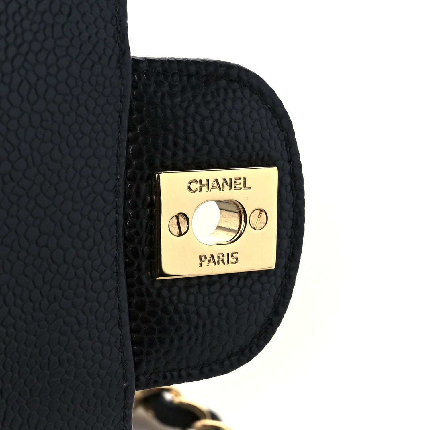 Chanel Caviar Quilted Medium Double Flap Black 7 of 11