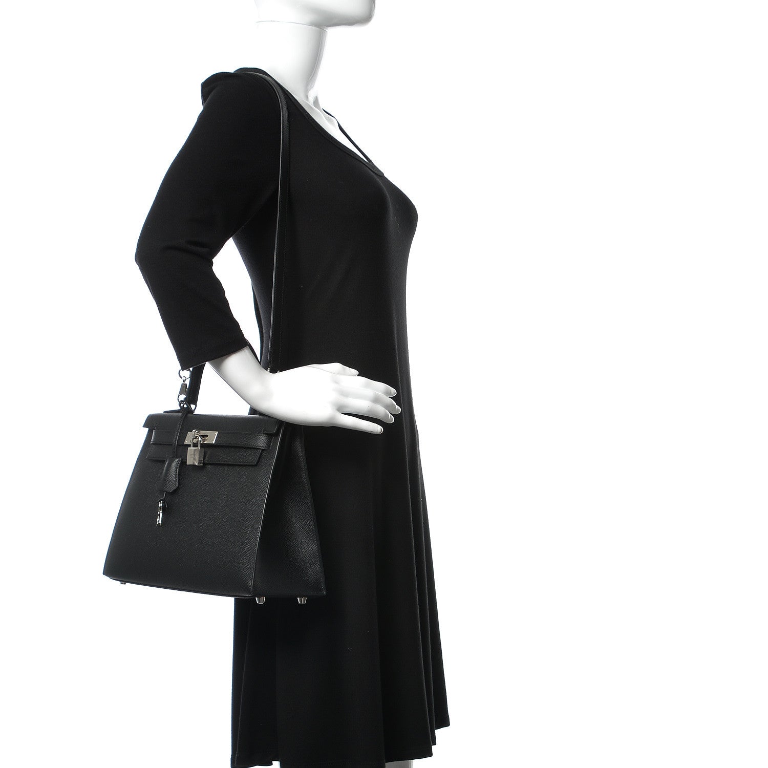 Hermes Epsom Kelly Sellier 28 Black 2 of 35