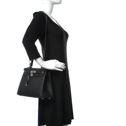 Hermes Epsom Kelly Sellier 28 Black 2 of 35