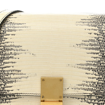 Celine Lizard Medium Classic Box Flap Bag Natural 7 of 12
