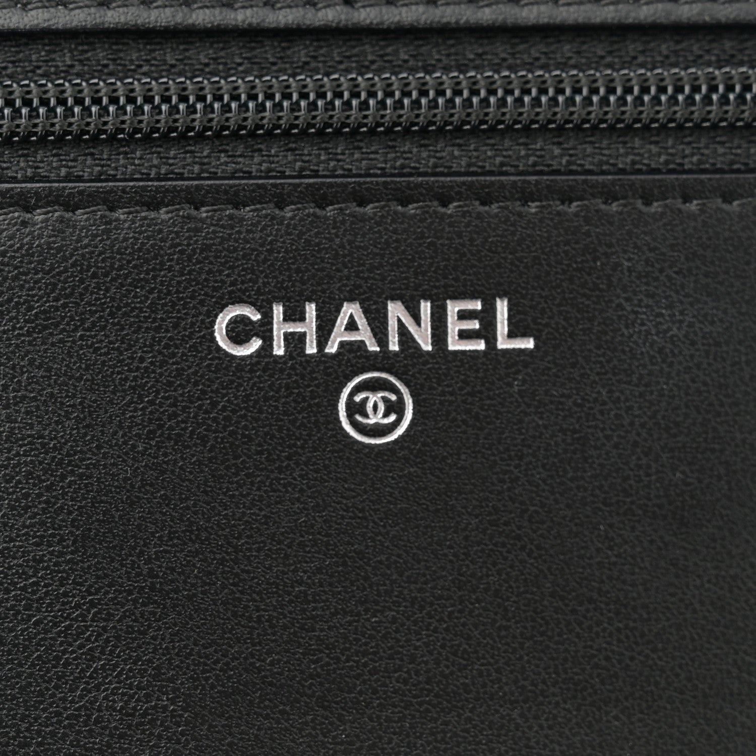Chanel Aged Calfskin Quilted Gabrielle Wallet On Chain WOC Black 6 of 12