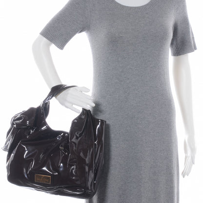 Valentino Garavani Patent Lacca Small Nuage Hobo Purple 2 of 7
