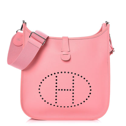 Hermes Epsom Evelyne III GM Rose Confetti 1 of 12