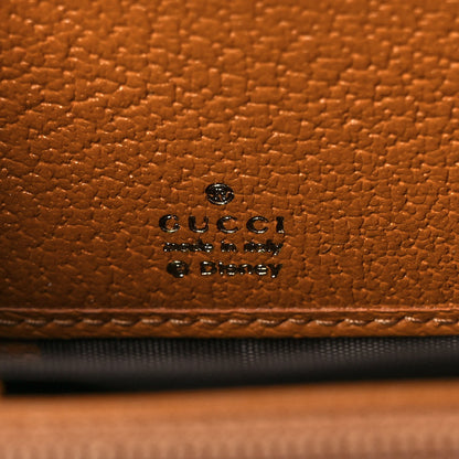 Gucci X DISNEY Mini Vintage GG Supreme Monogram Mickey Mouse Zip Around Wallet Beige Vintage Sun Oil 6 of 12