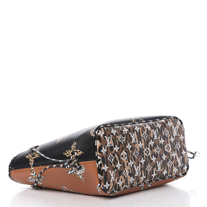 Louis Vuitton Monogram Giant Jungle Neverfull MM Black 5 of 11