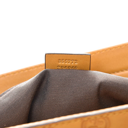 Gucci Guccissima Medium Bamboo Bar Tote Yellow 8 of 8