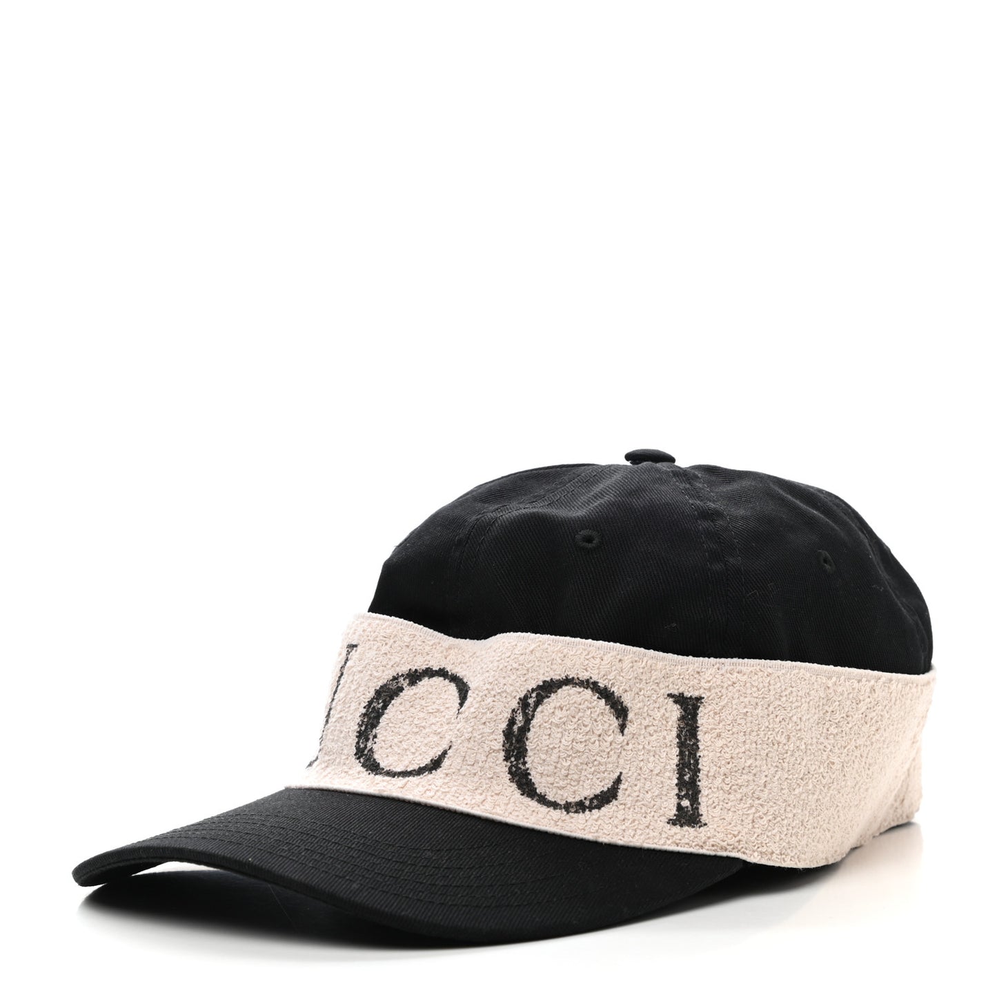 Gabardine Gucci Headband Baseball Hat L Black