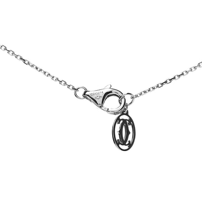 Cartier 18K White Gold Diamond XS D'Amour Pendant Necklace 6 of 6