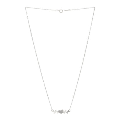 Tiffany Sterling Silver Paloma Picasso Modern Hearts Pendant Necklace 3 of 4