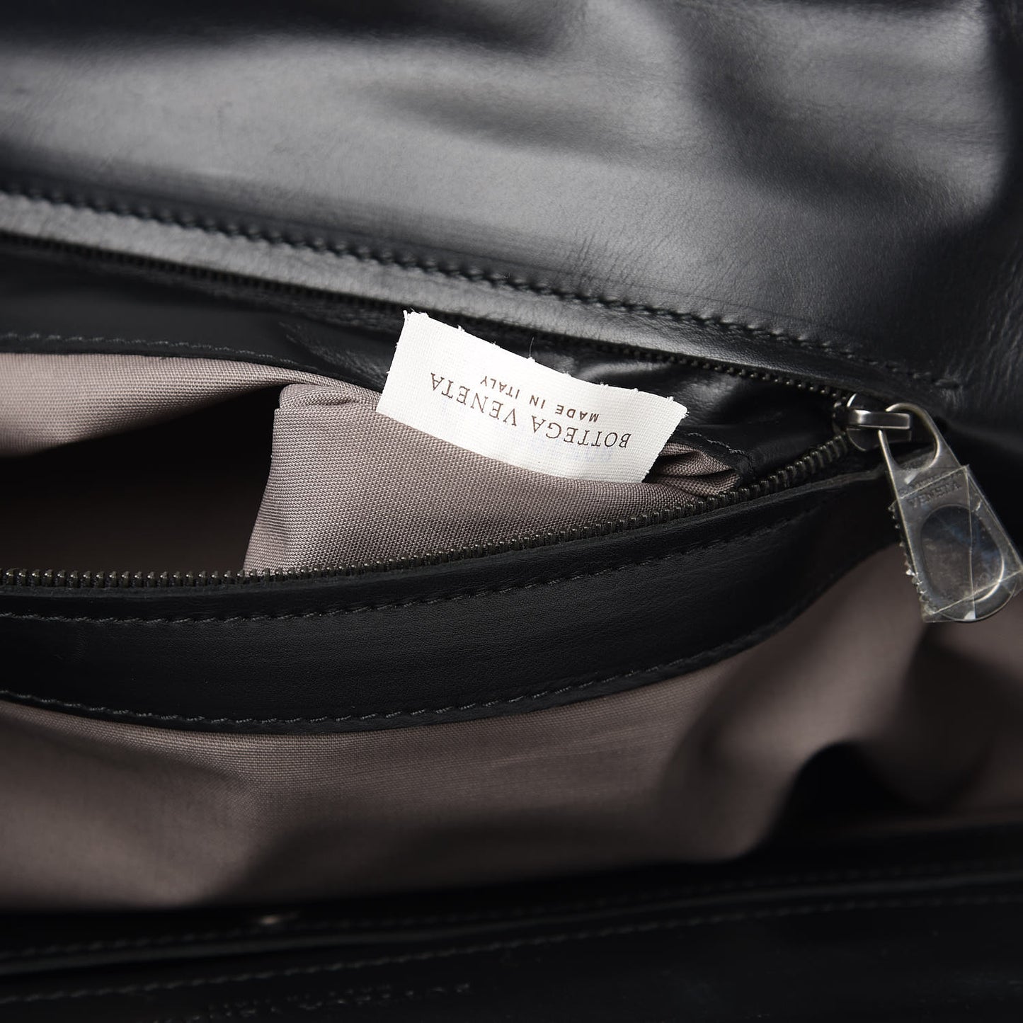 Nappa Intrecciato Tote Black