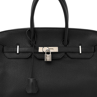 Hermes Togo Birkin 35 Black 7 of 14