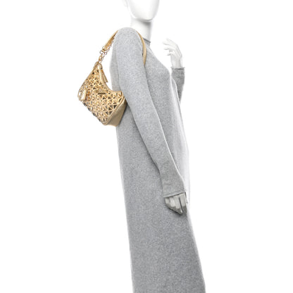 Prada Soft Calf Stitched Mini Re-Edition 1995 Chaine Shoulder Bag Platino 2 of 10