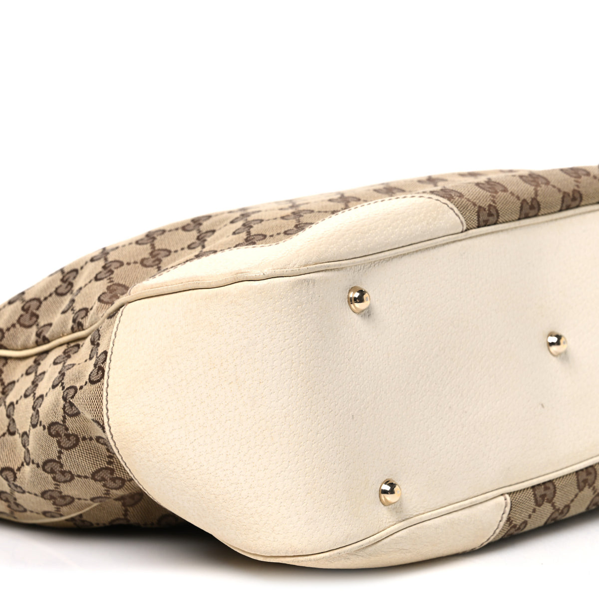 Monogram Bamboo Tote Off White