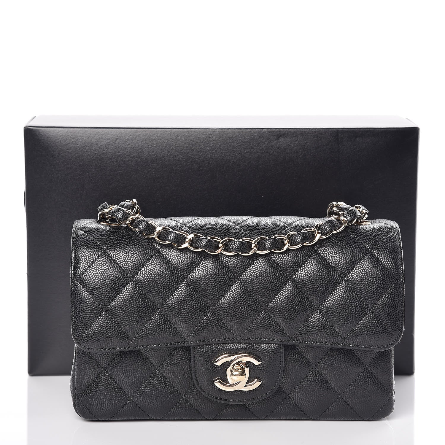 Chanel Caviar Quilted Mini Rectangular Flap Black 11 of 11
