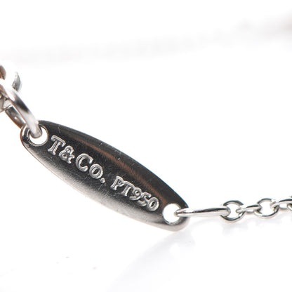 Tiffany Platinum Diamond .15ctw Elsa Peretti Diamonds by the Yard Station Bracelet 5 of 7