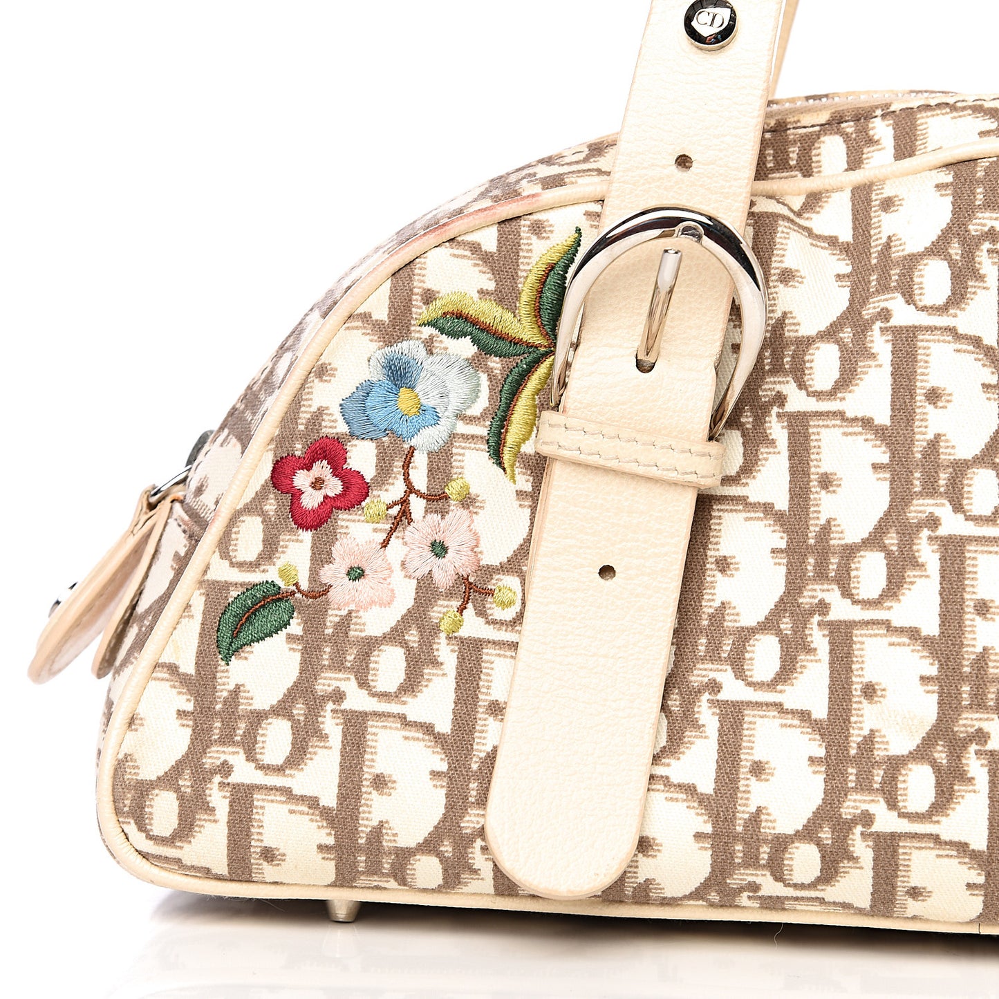 Monogram Vintage Flowers Small Bowler Beige