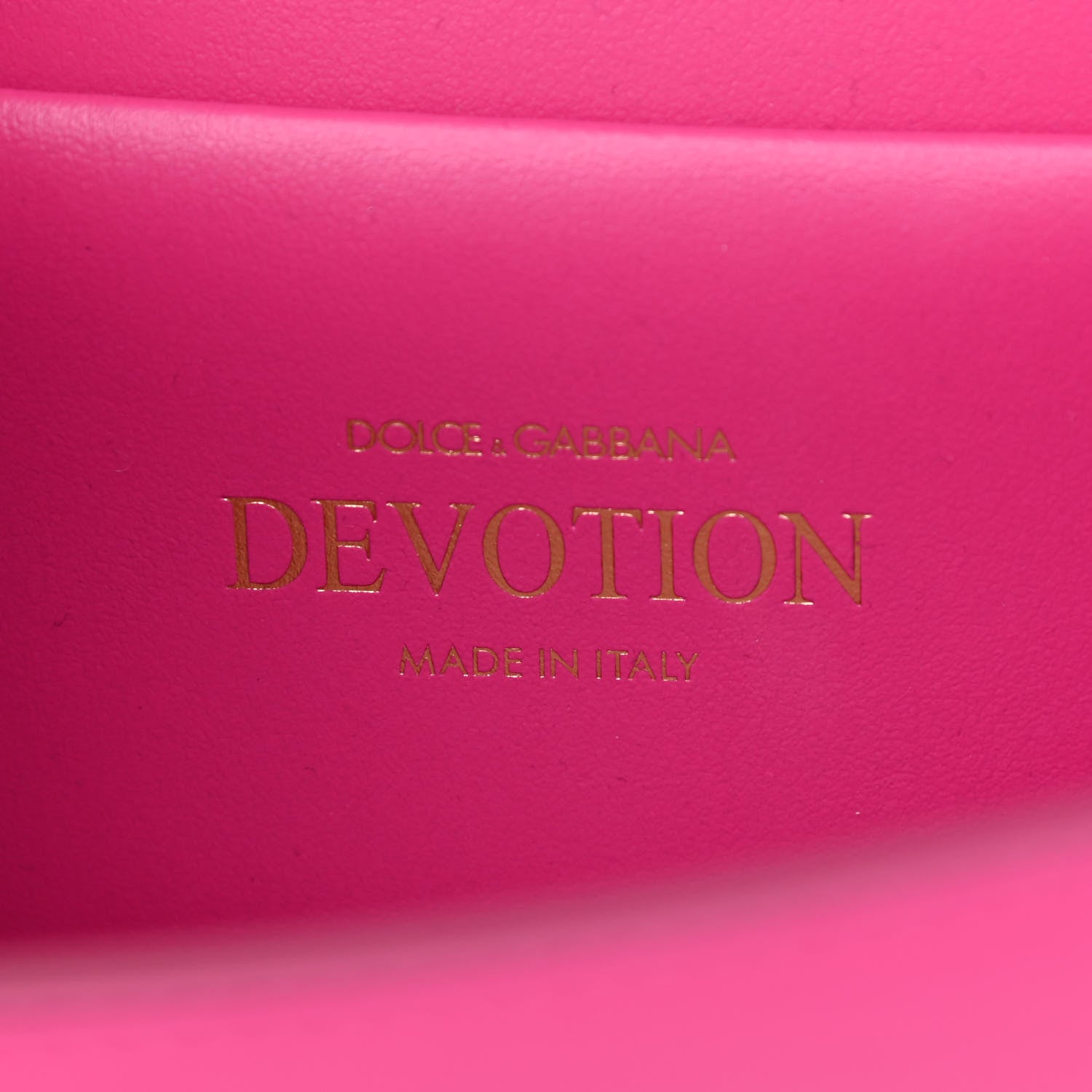 Dolce & Gabbana Smooth Calfskin Small Devotion Envelope Top Handle Bag Pink 6 of 7