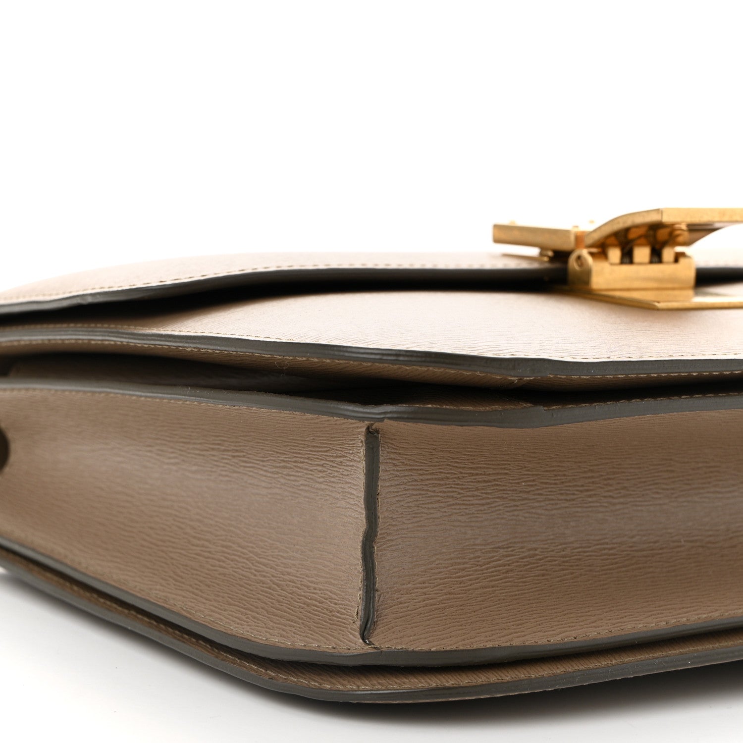 Celine Liege Calfskin Medium Classic Box Flap Bag Taupe 9 of 11